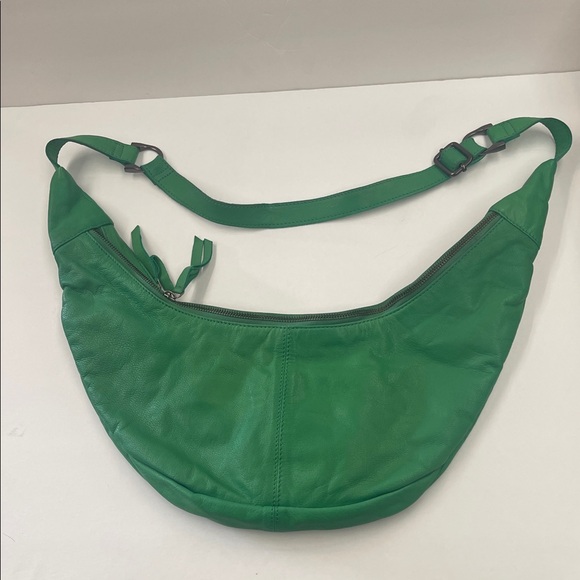 Free People Green Leather Hobo Bag - Picture 4 of 12
